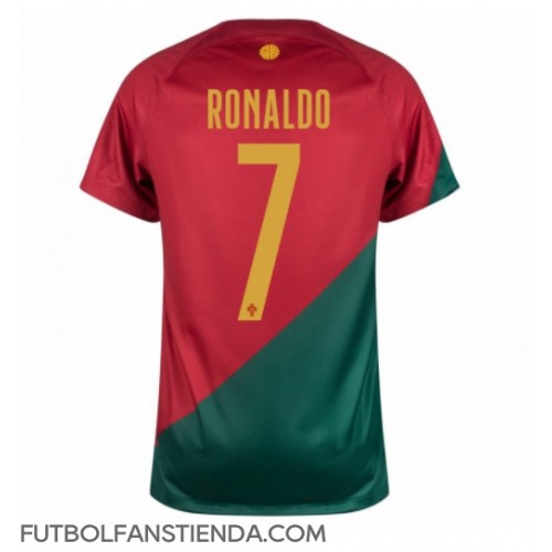 Portugal Cristiano Ronaldo #7 Primera Equipación Mundial 2022 Manga Corta